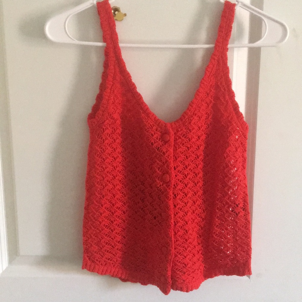 🔑Red tank top